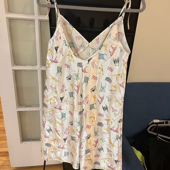 Vintage Lingerie Printed Slip Dress - Picture 2 of 2